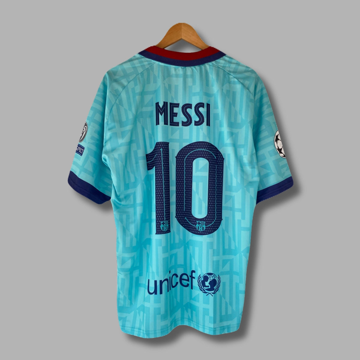 Messi Barcelona Five Sleeve collar Embroidery- P2768 | Jersey Kada
