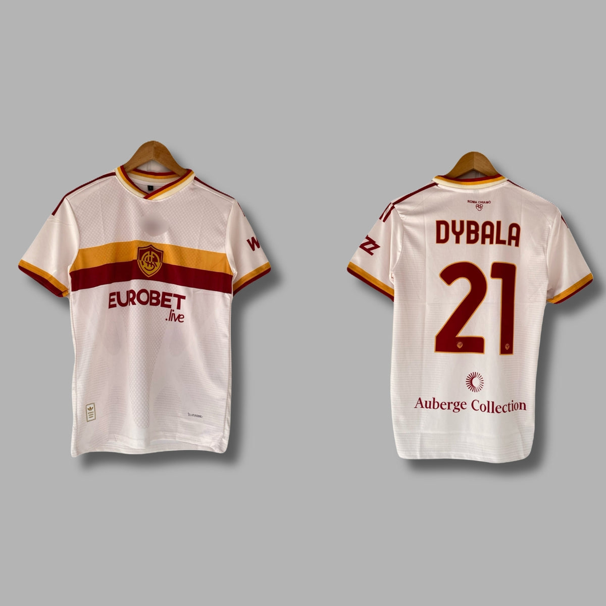 Dybala Roma 2026/27 Away Embroidery Kit Half Sleeve - P2771 | Jersey Kada