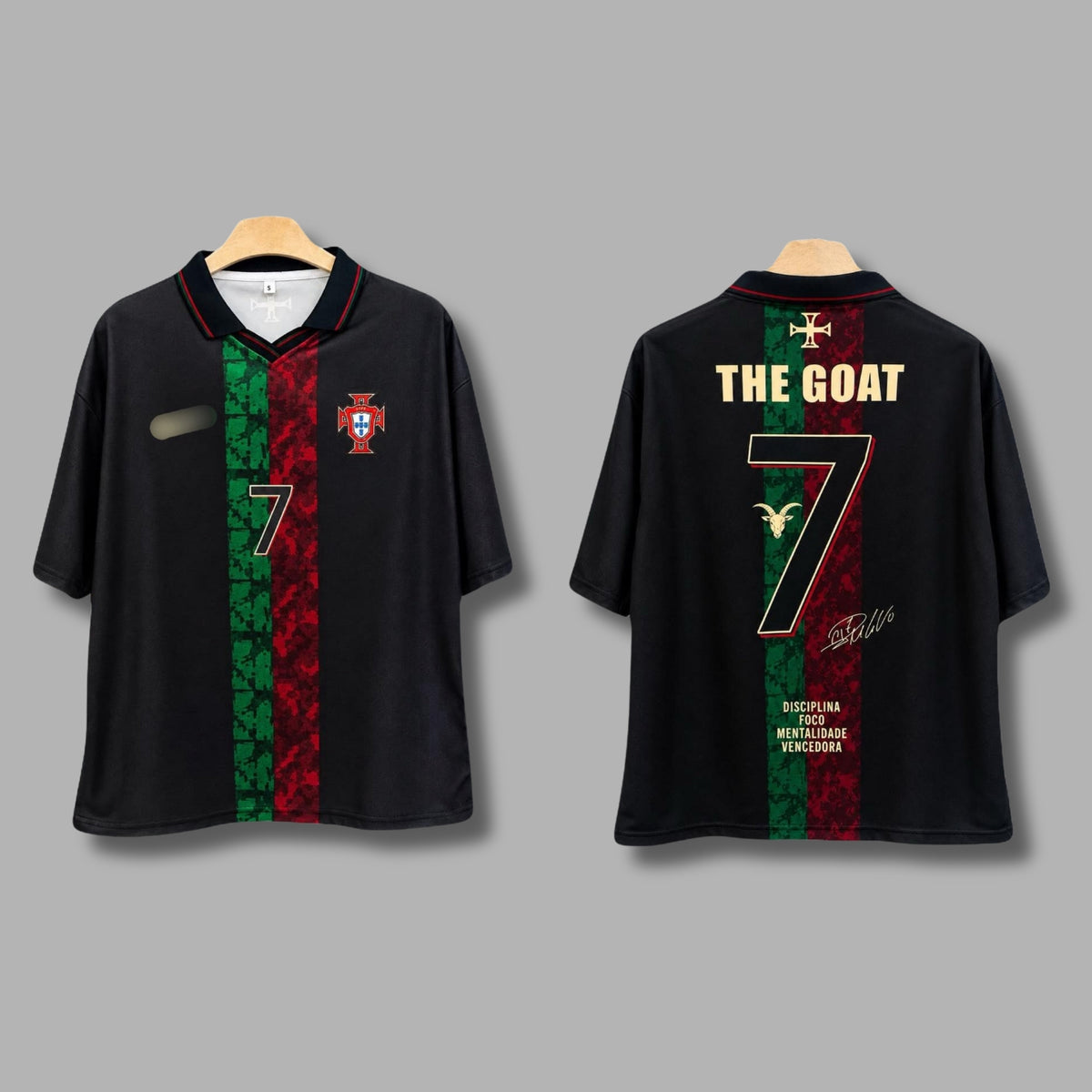 Portugal Plain Five sleeve Collar Sublimation jersey - P2755 | Jersey Kada