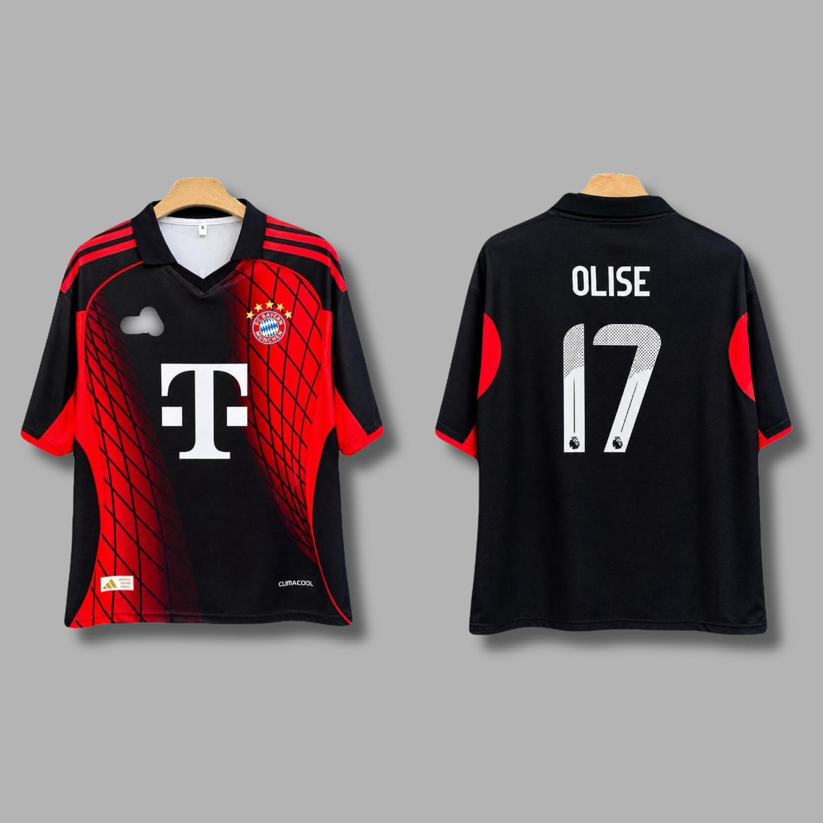 Olise Bayern Five sleeve Collar Sublimation jersey - P2754 | Jersey Kada