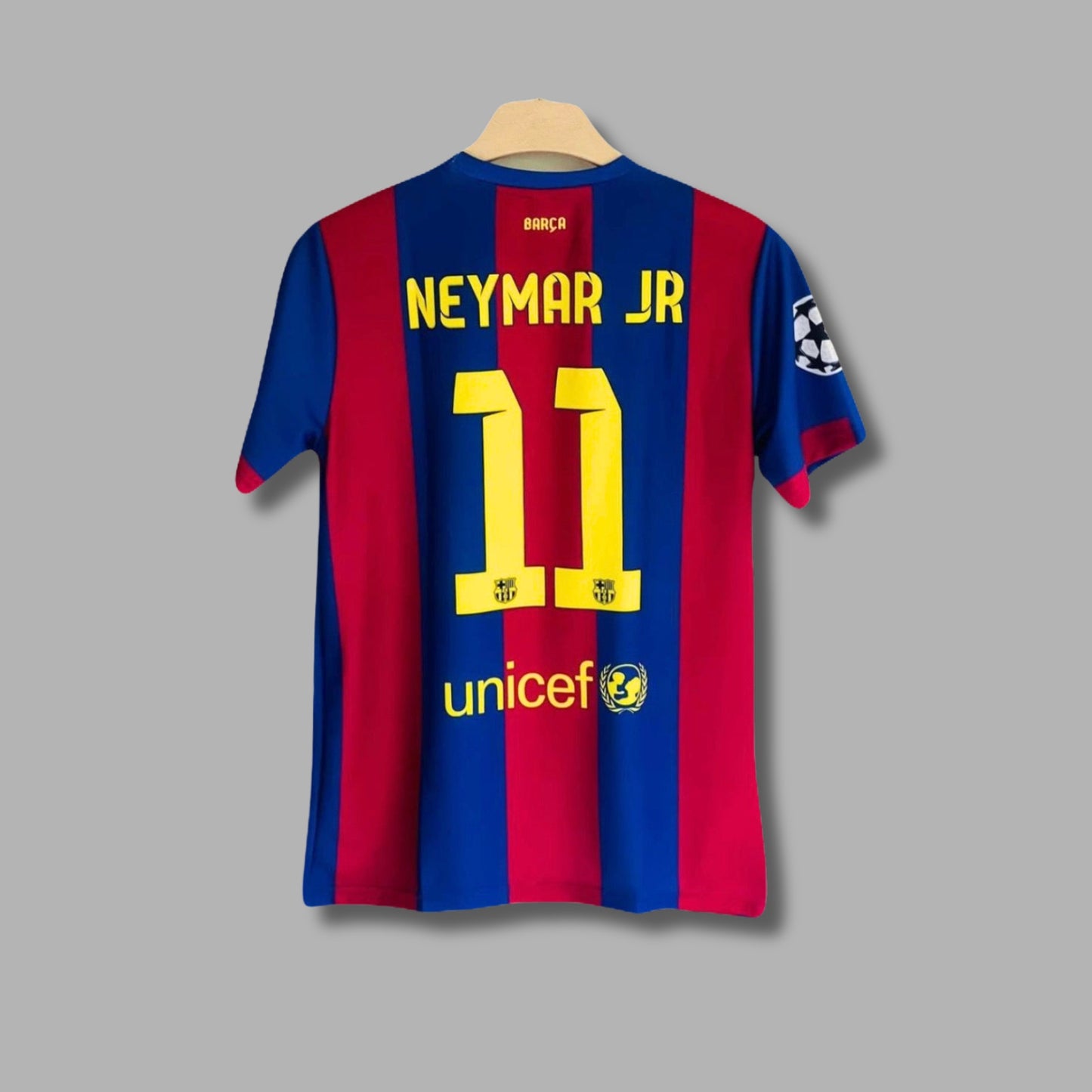 Barcelona 2015 Neymar Home jersey half sleeve p5  - Jersey Kada