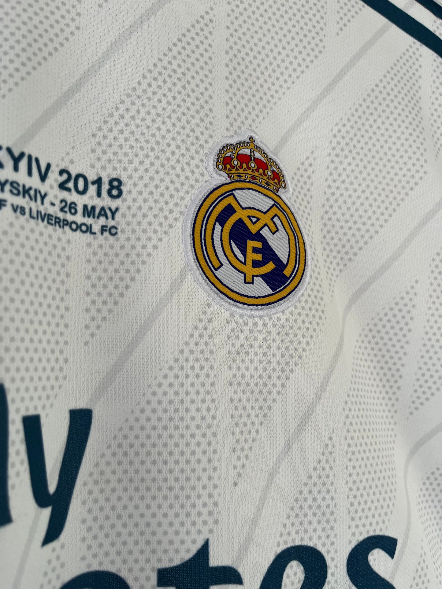Real Madrid Ronaldo 2018 UCL Final Edition Half Sleeve Embroidery | Jersey Kada