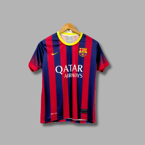 Barcelona 2013-14 Home kit Messi Half sleeve - P200 -  Jersey Kada