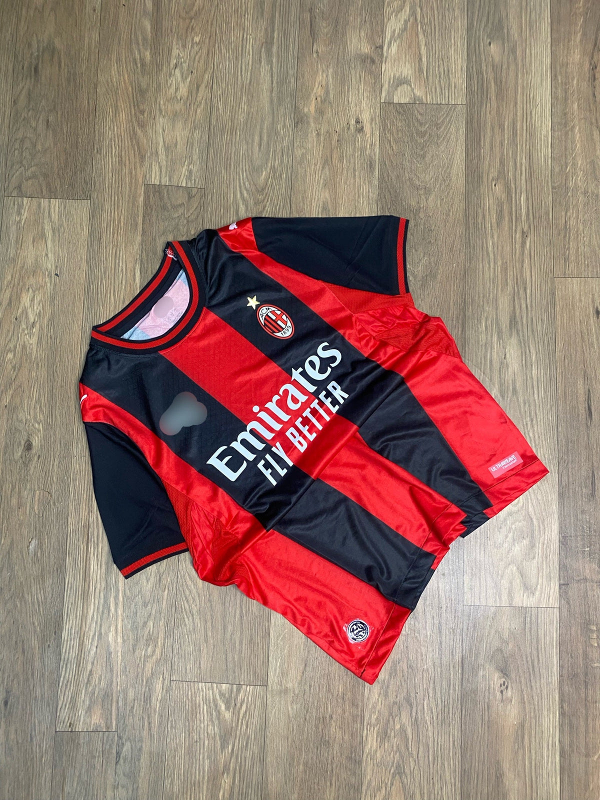 AC Milan player version 2026/27 home kit half sleeve  - P2497 | Jersey Kada