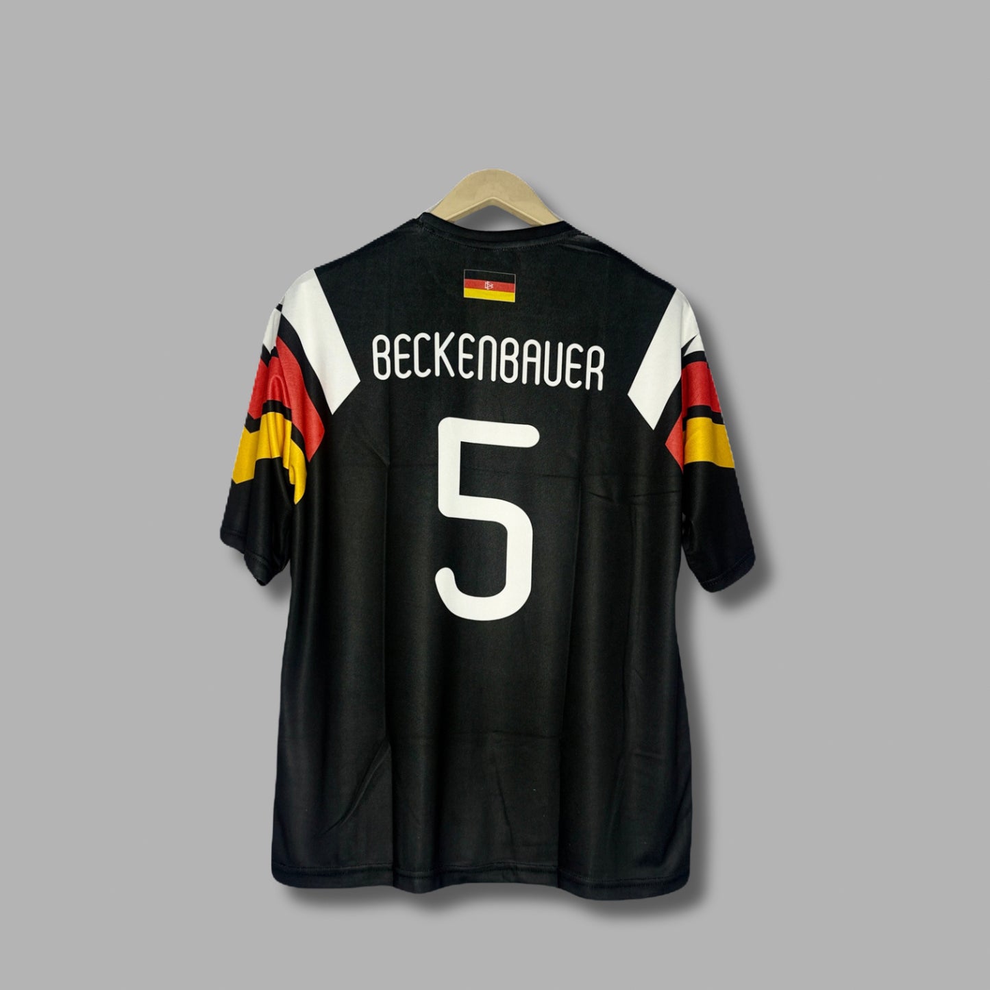 Germany 1996 Away Kit Beckenbuer Five Sleeve P1227- Jersey Kada
