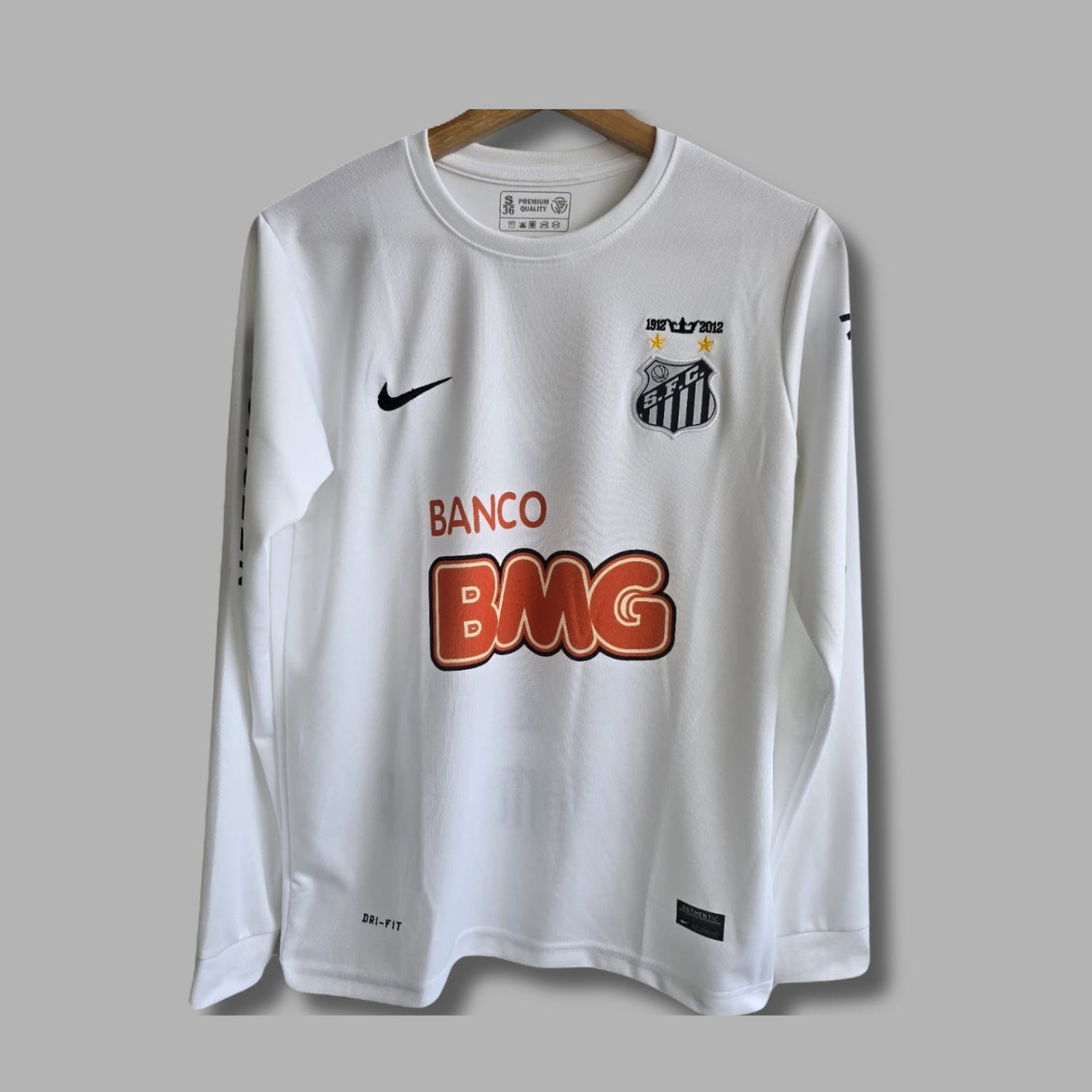 Santos 2012 home kit Neymar full sleeve Embroidery P35 - Jersey Kada