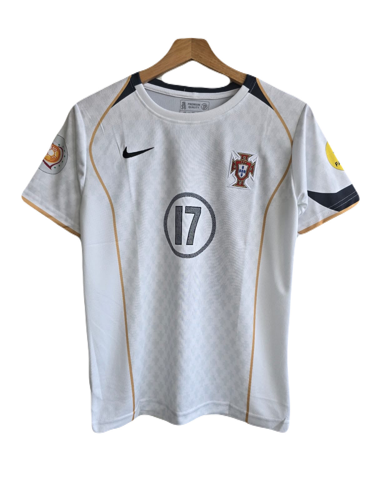 Portugal 2006 Away Ronaldo Half Sleeve Embroidery Jersey -  Ms Retro Store