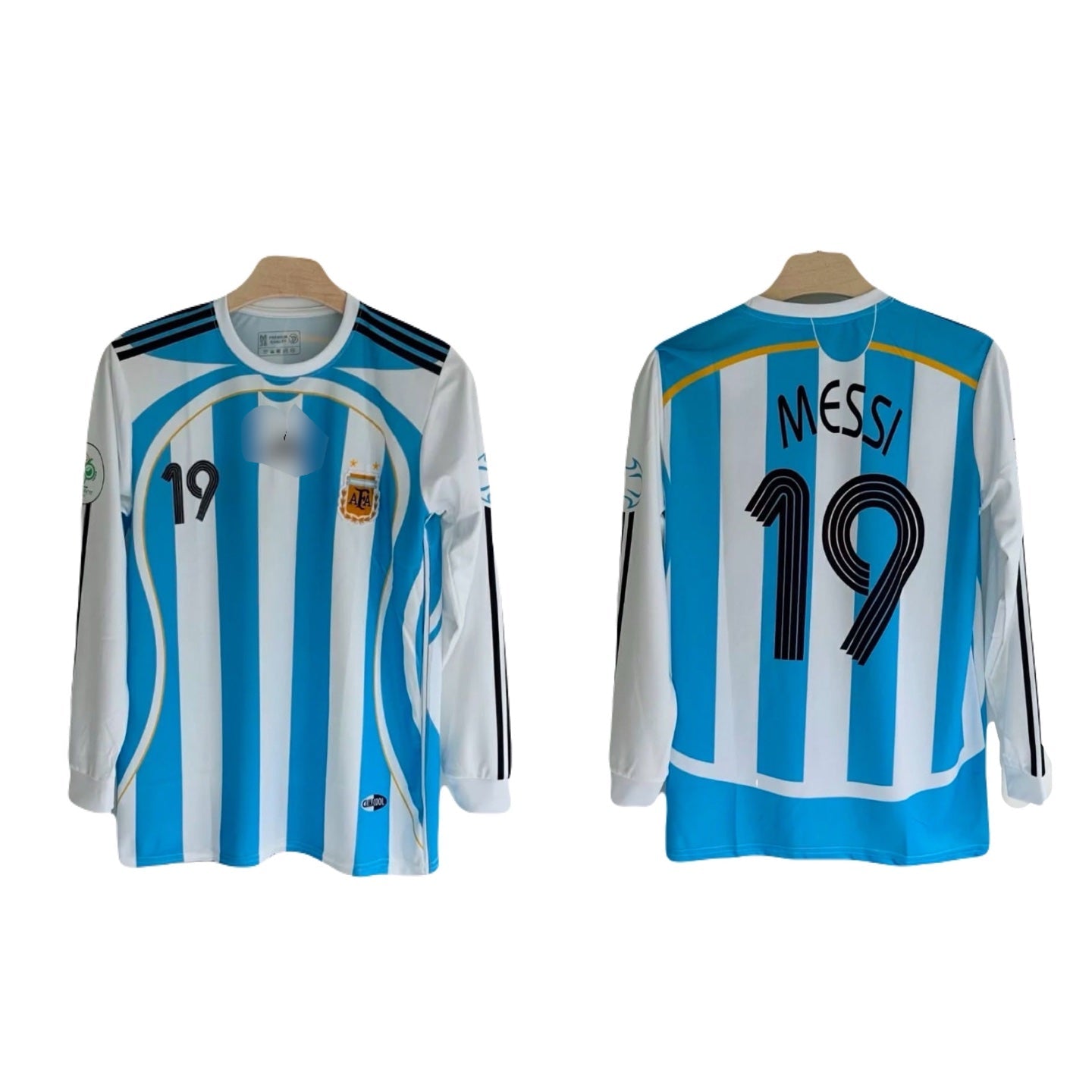 Best retro jersey Argentina 2006 home full sleeve sublimation messi P157  - ms retro store