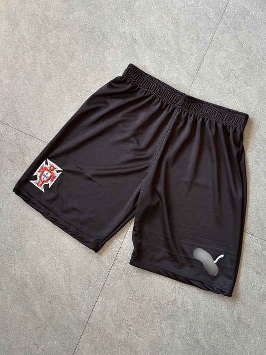 Portugal 2026 Embroidery black shorts P1896| Jersey Kada
