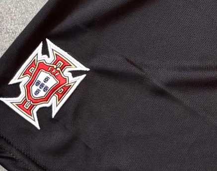 Portugal 2026 Embroidery black shorts P1896| Jersey Kada