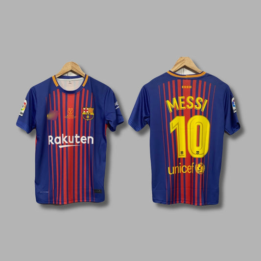 Barcelona 2018 Copadelray Final Edition Half Sleeve Sublimation Messi P289 | Jersey Kada