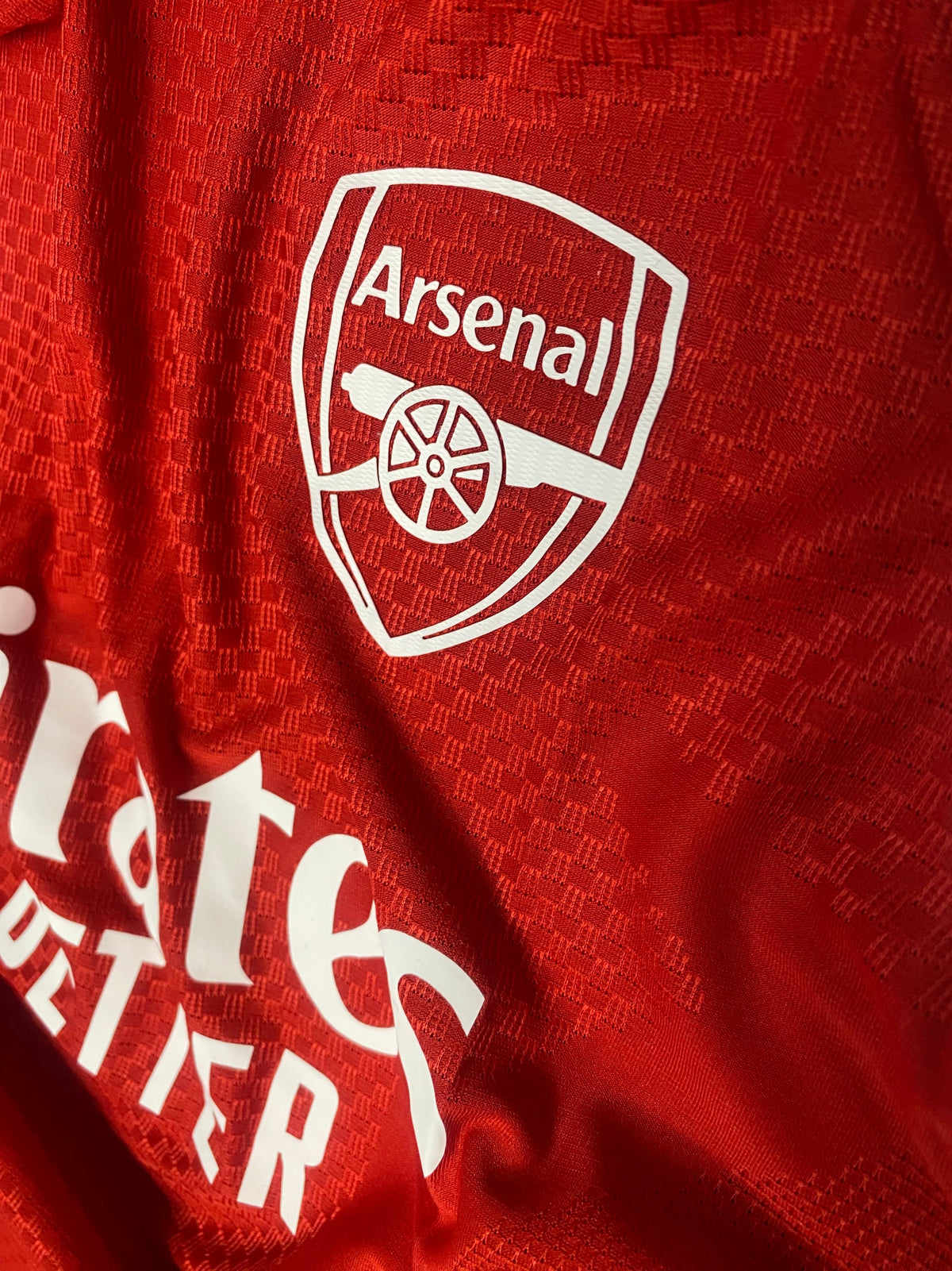 Arsenal player version 2026/27 home kit half sleeve  - P2496 | Jersey Kada