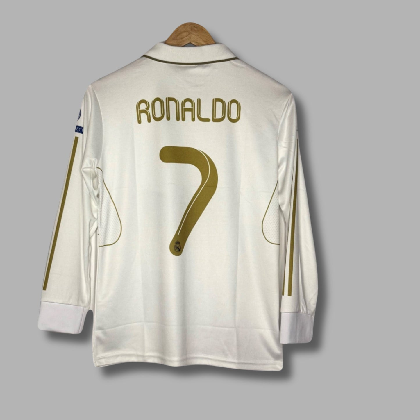 Best retro jersey Realmadrid 2011/12 home jersey Ronaldo full sleeve P405 - Jersey Kada
