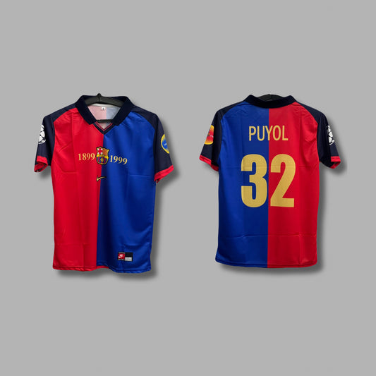 Barca 1999 vintage jersey half sleeve puyol -  P245 - Jersey Kada