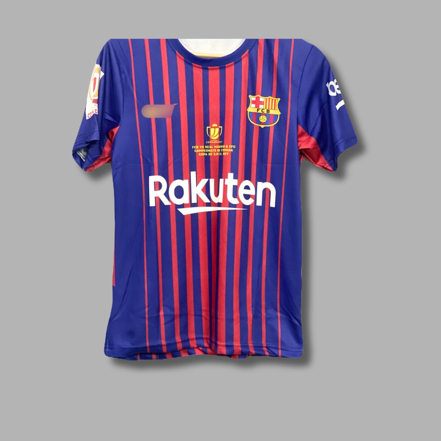 Barcelona 2018 copadelray final edition jersey messi Half sleeve  - P629 - Jersey Kada