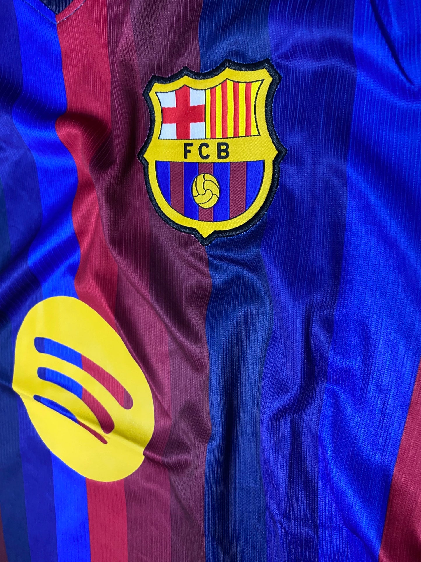 Barcelona Fan Version 2026/27 Home kit Half Sleeve Embroidery - P2393 | Jersey Kada
