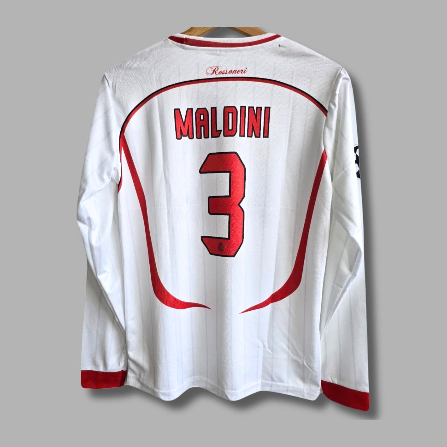 AC MILAN FULL SLEEVE  2006/07  UCL FINAL EDITION MALDINI  P135 - Jersey Kada