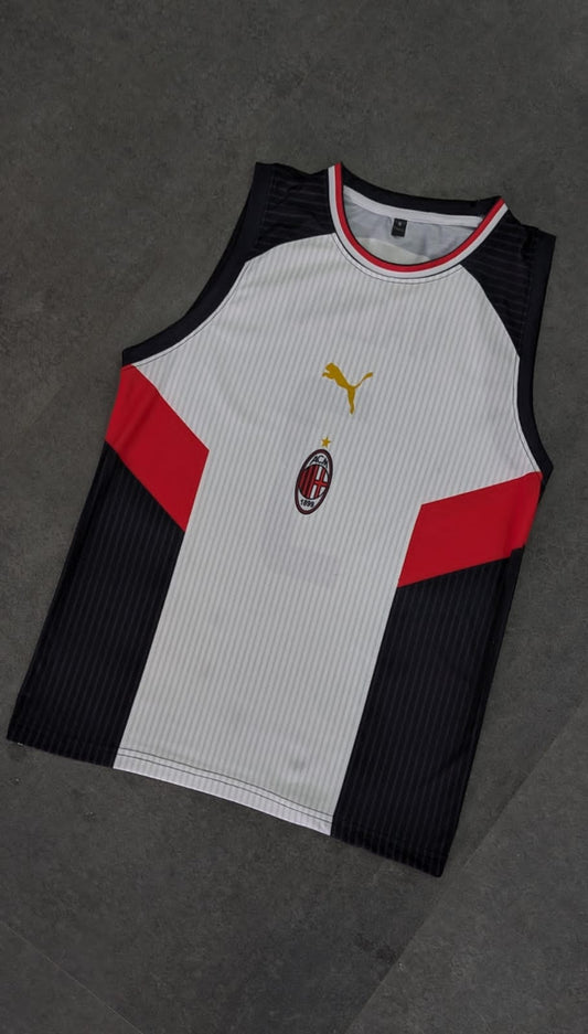 Ac Milan Away Maldini sleeveless BIBS Sublimation | Jersey Kada