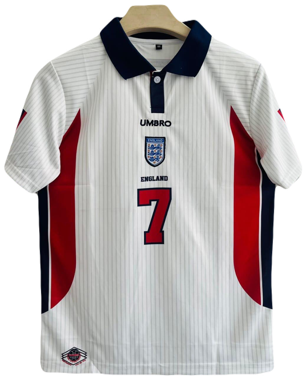 England 1998 Home kit Polo P349 - Ms Retro Store