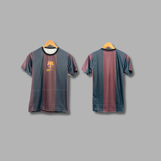 Barcelona vintage jersey plane back Half sleeve  - P625 - Jersey Kada