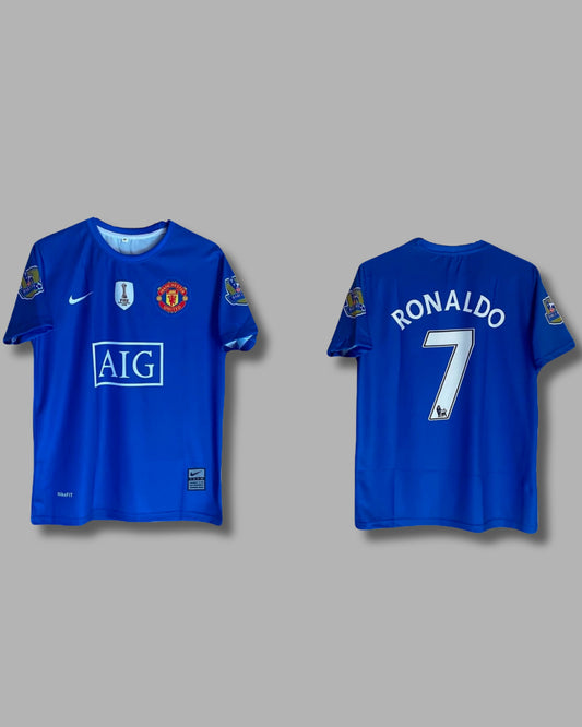 Man United 2008/09 Ronaldo Third Half Sleeve Sublimation P353 | Jersey Kada