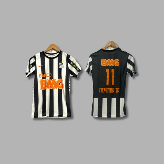 Santos fc Neymar jr half sleeve round neck P1121 - Jersey Kada