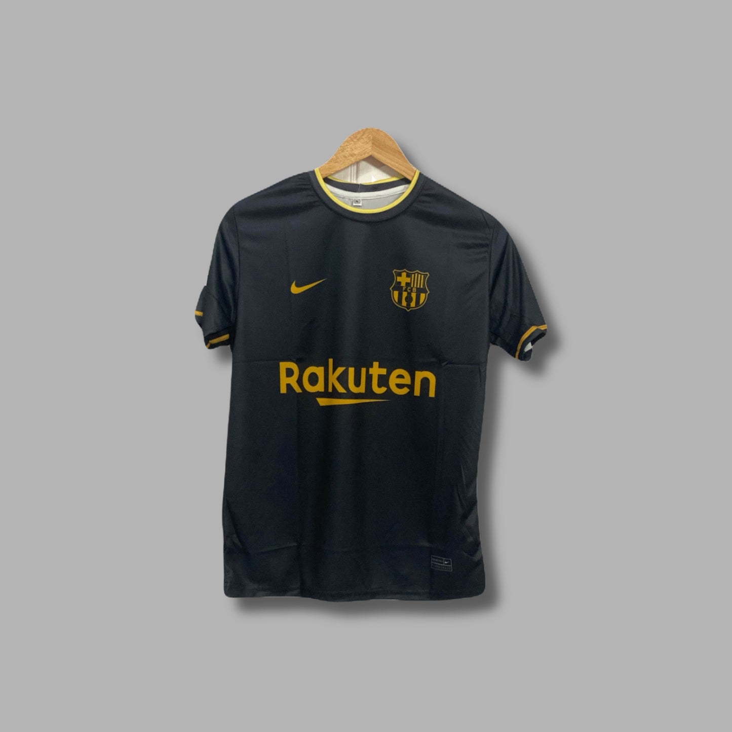Barcelona 2020-21 Away kit Messi Half sleeve - P355  - Jersey Kada