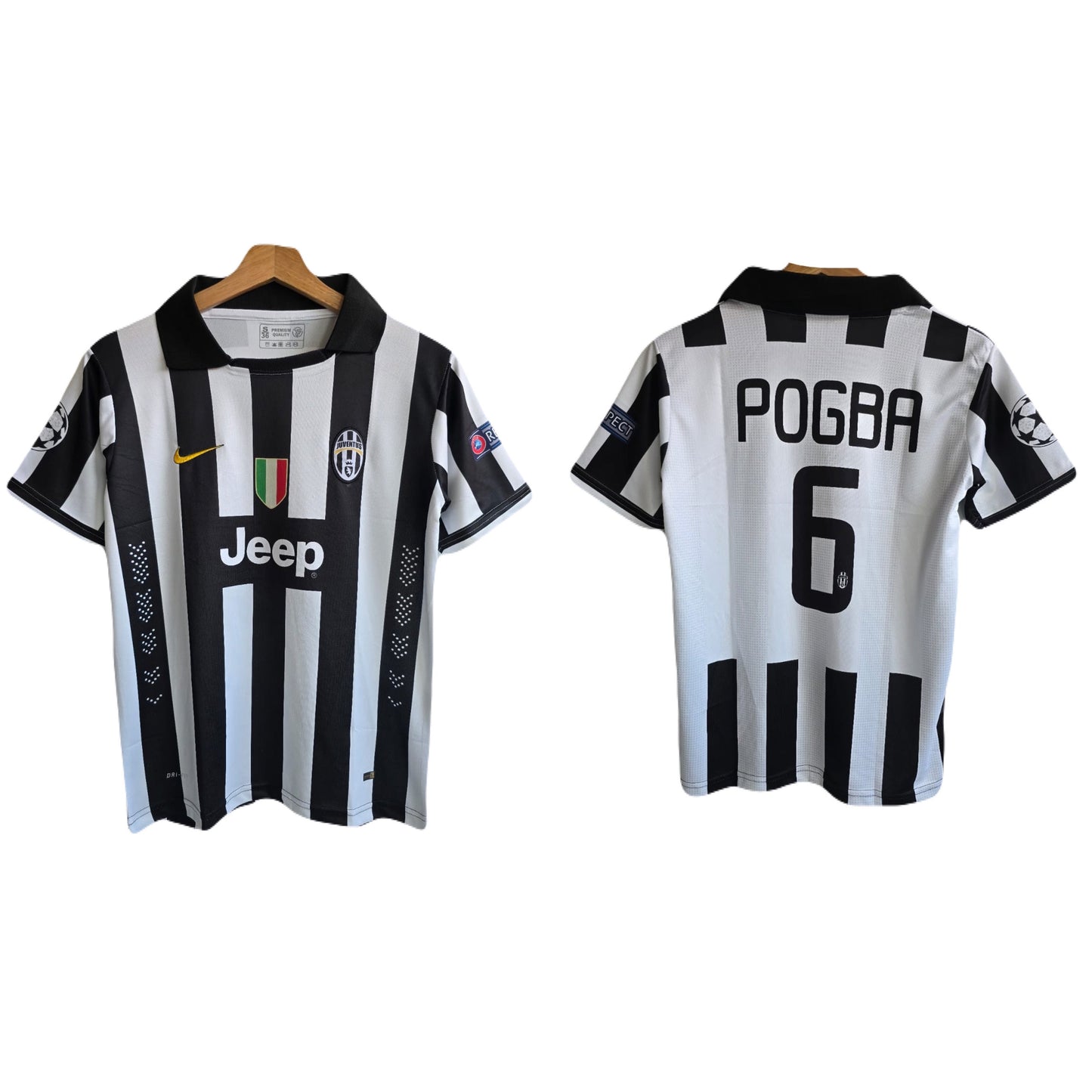 Juventus 2014/15 home jersey pogba half sleeve -  P631  ms retro store