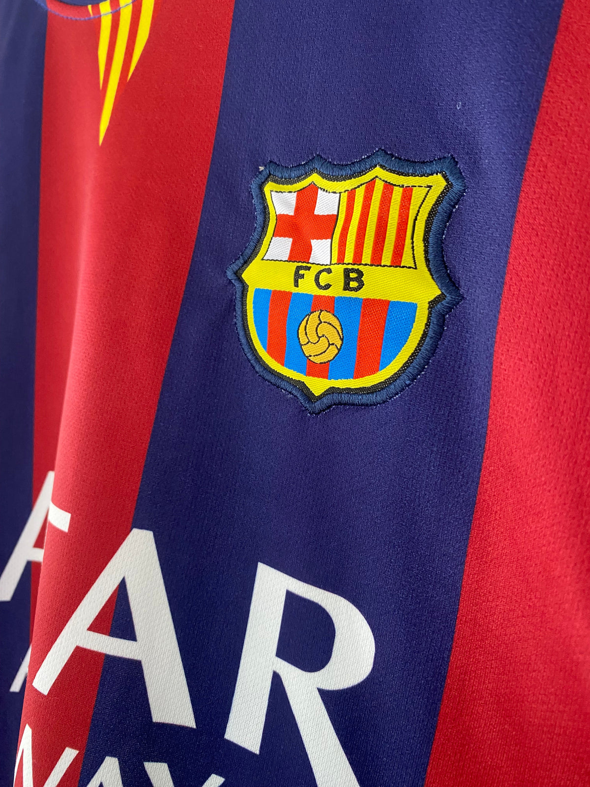 Suarez Barcelona Home 2015-2016 Embroidery Half sleeve Jersey - P2652 | Jersey Kada