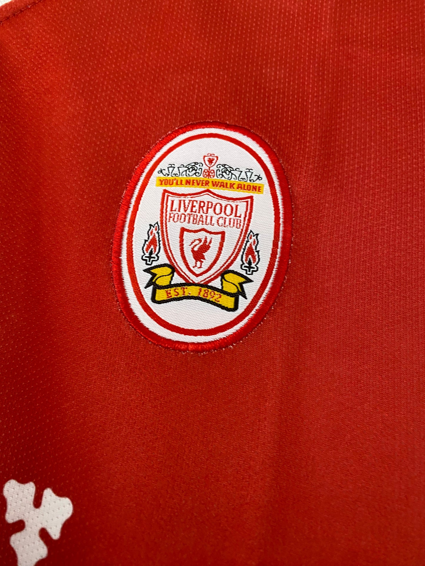 Liverpool 1996-98 M.Owen Half Sleeve Collar Embroidery- P2098 | Jersey Kada