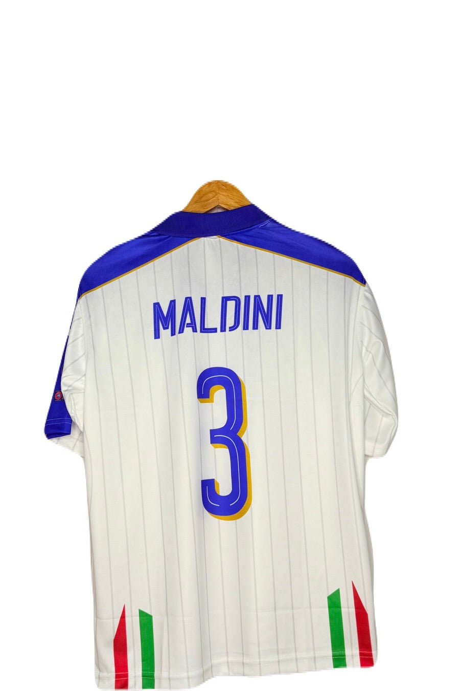 Italy 2016 Away Kit Maldini Five Sleeve collar Sublimation p1094- Jersey Kada