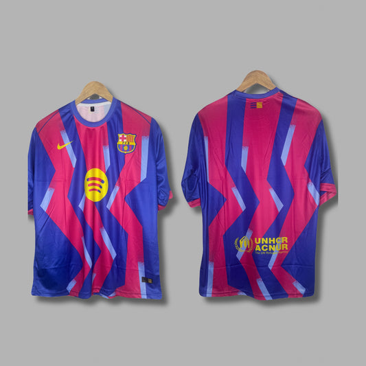Fc Barcelona 2025-26 El Classico Kit Five Sleeve - Jersey Kada