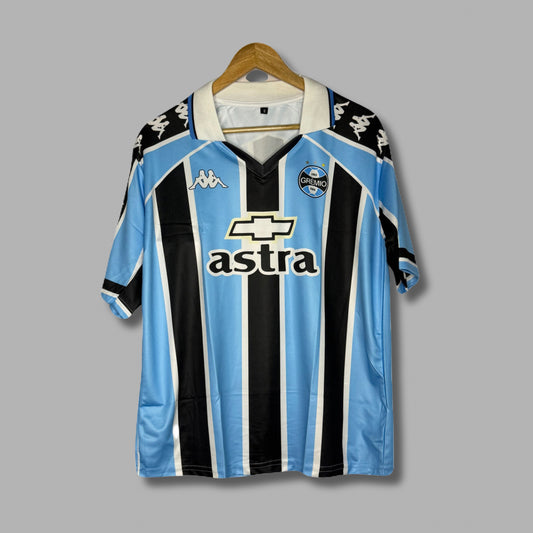 Gremio 2000-01 Home Kit Ronaldinho Five Sleeve  - P722 - Jersey Kada