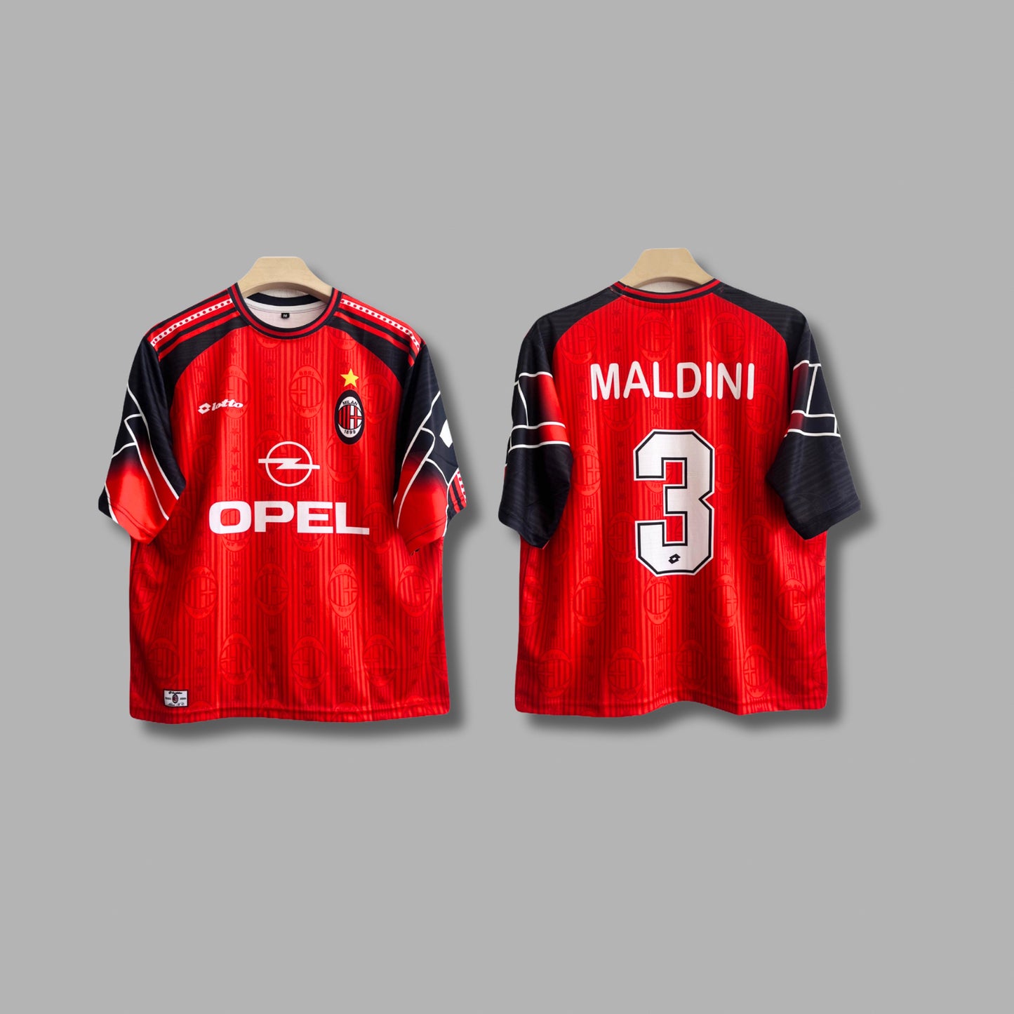 ACMILAN 1997/98 FOURTH KIT FIVE SLEEVE P322 -JERSEY KADA