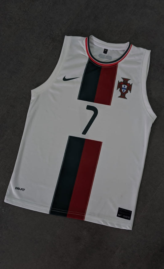 Portugal Away Ronaldo Sleeveless BIBS Sublimation | Jersey Kada