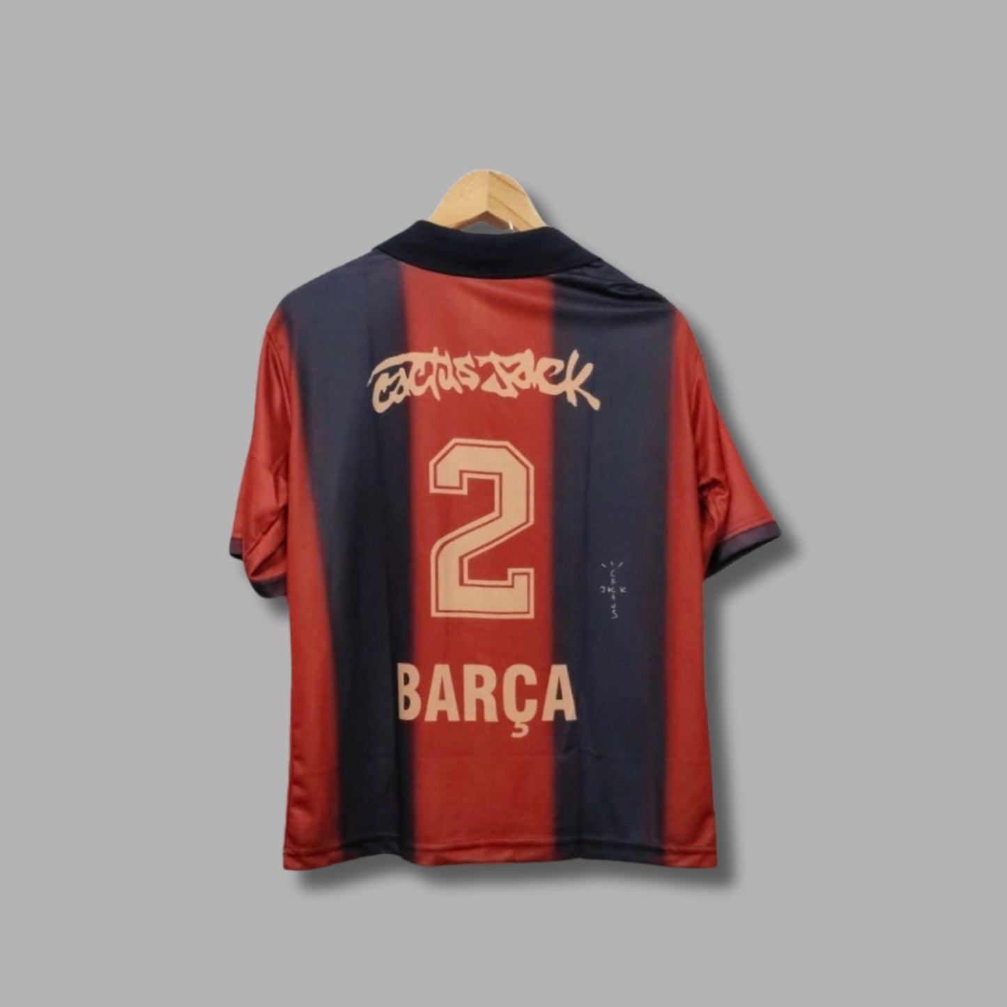 Fc Barcelona Travis cott Embroidery Fivesleeve - P901 -Jersey Kada