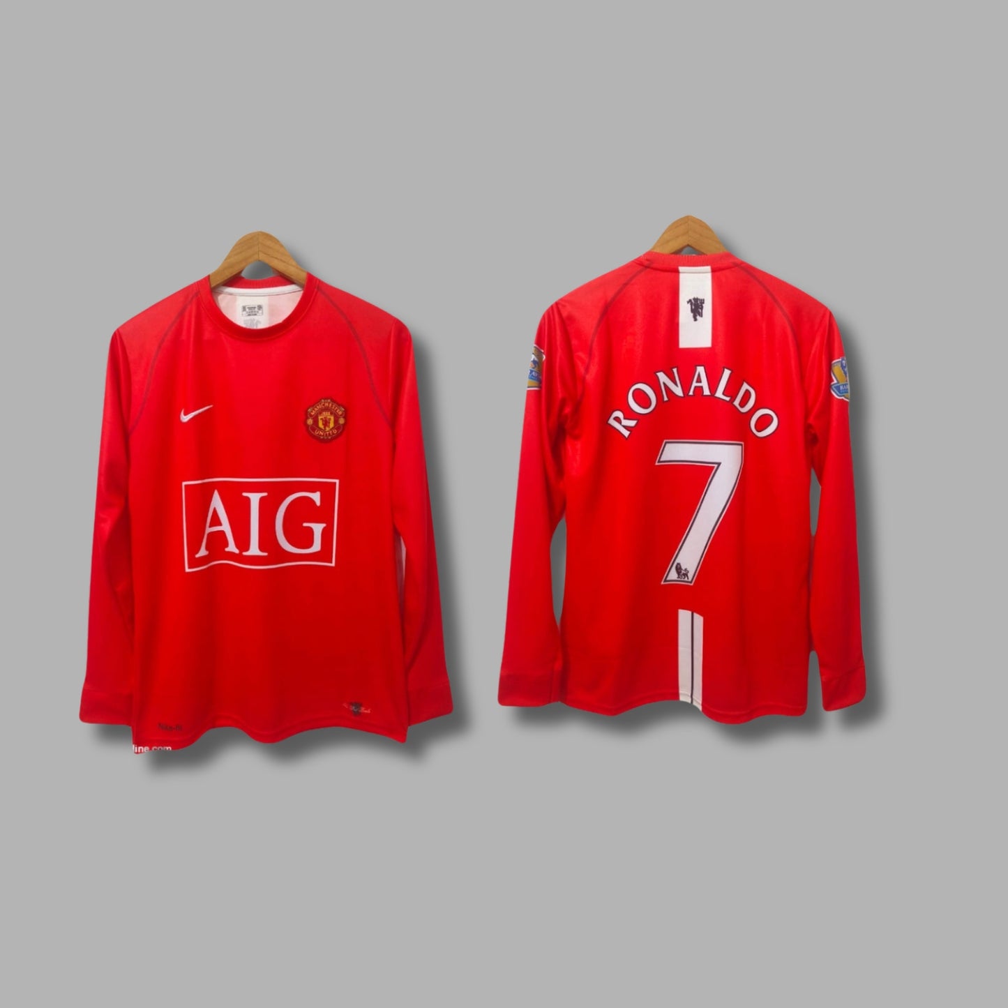 Ronaldo Manchester united 2008 full sleeve Home jersey Sublimation - P657 - Jersey Kada