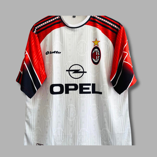 Ac milan 1997/98 away kit five sleeve - P195 - Jersey Kada