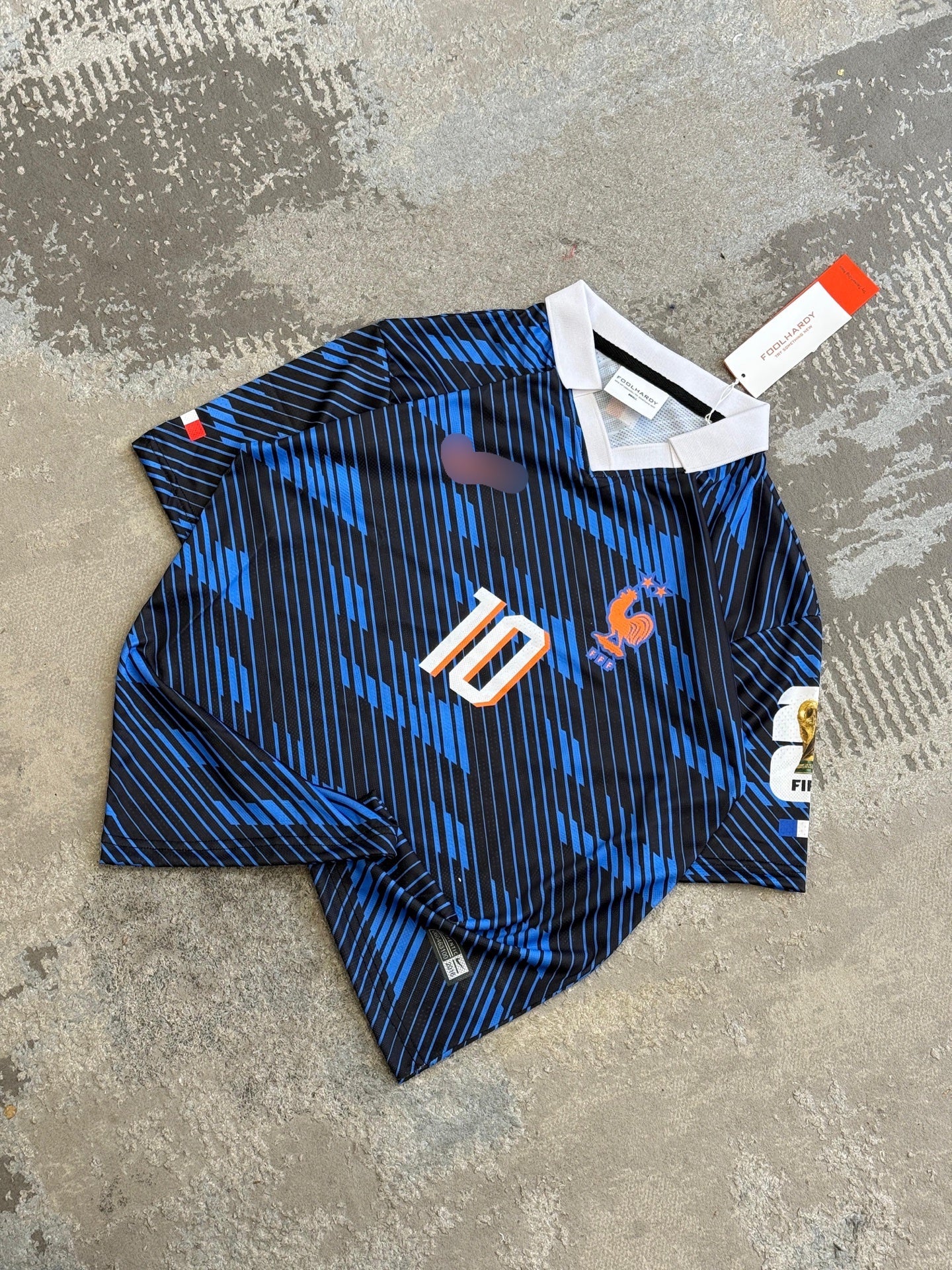 France 2026 WorldCup Mbappe Premium Quality imported Five Sleeve Collar Sublimation P1991 | Jersey Kada