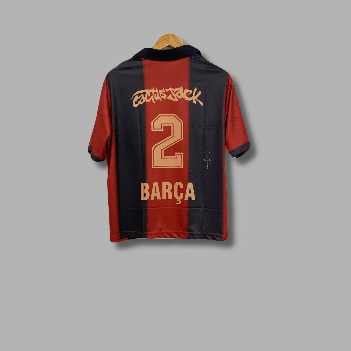 BARCELONA X TRAVIS SCOTT SPECIAL EDITION KIT FIVESLEEVE   - P203 - Jersey Kada