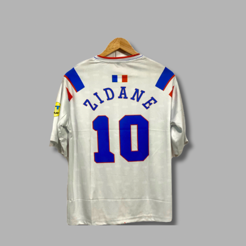 France 1996-97 Away Zidane Five sleeve - P198 -  Jersey Kada