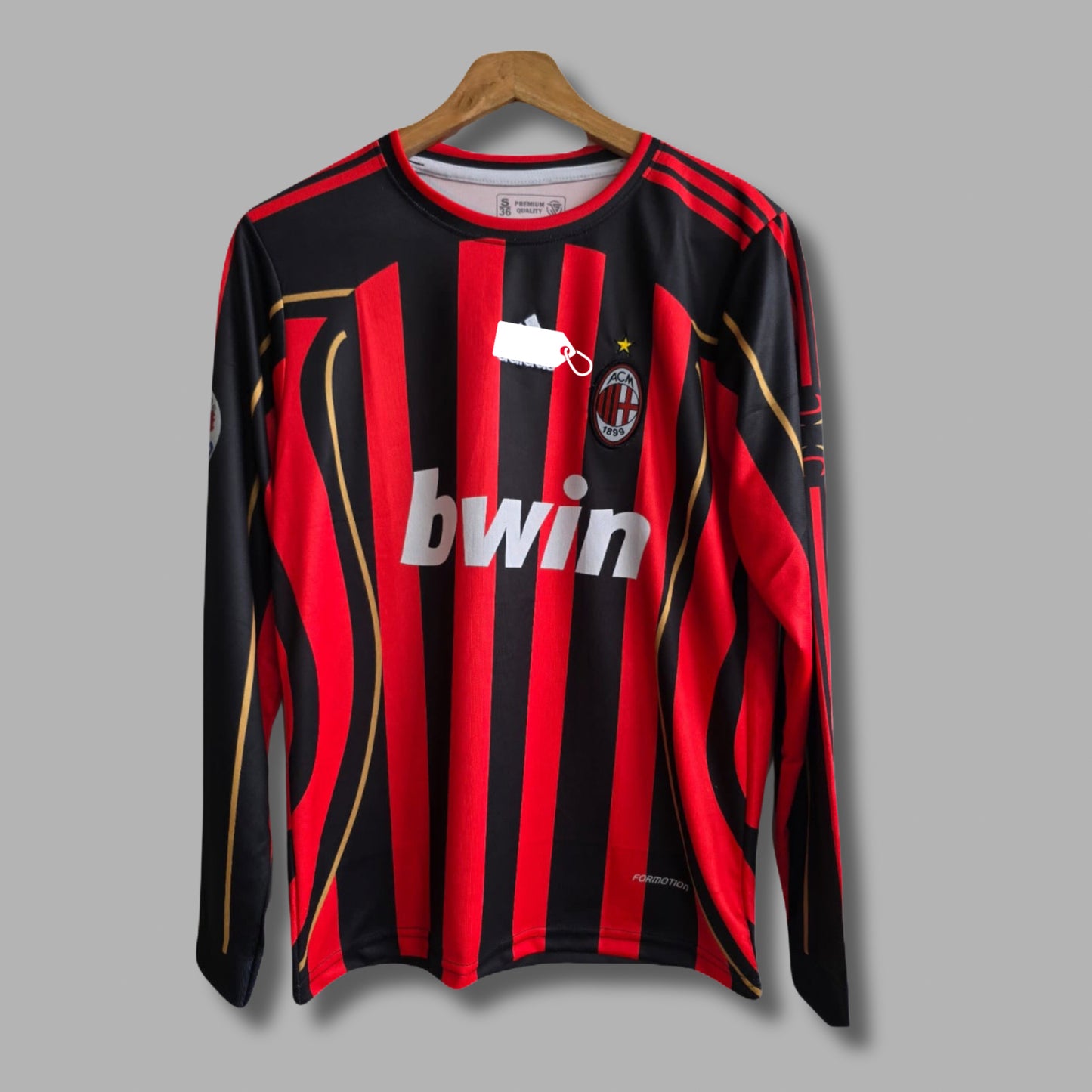 Ac milan 2006/07 home jersey kaka full sleeve P72 - Jersey Kada