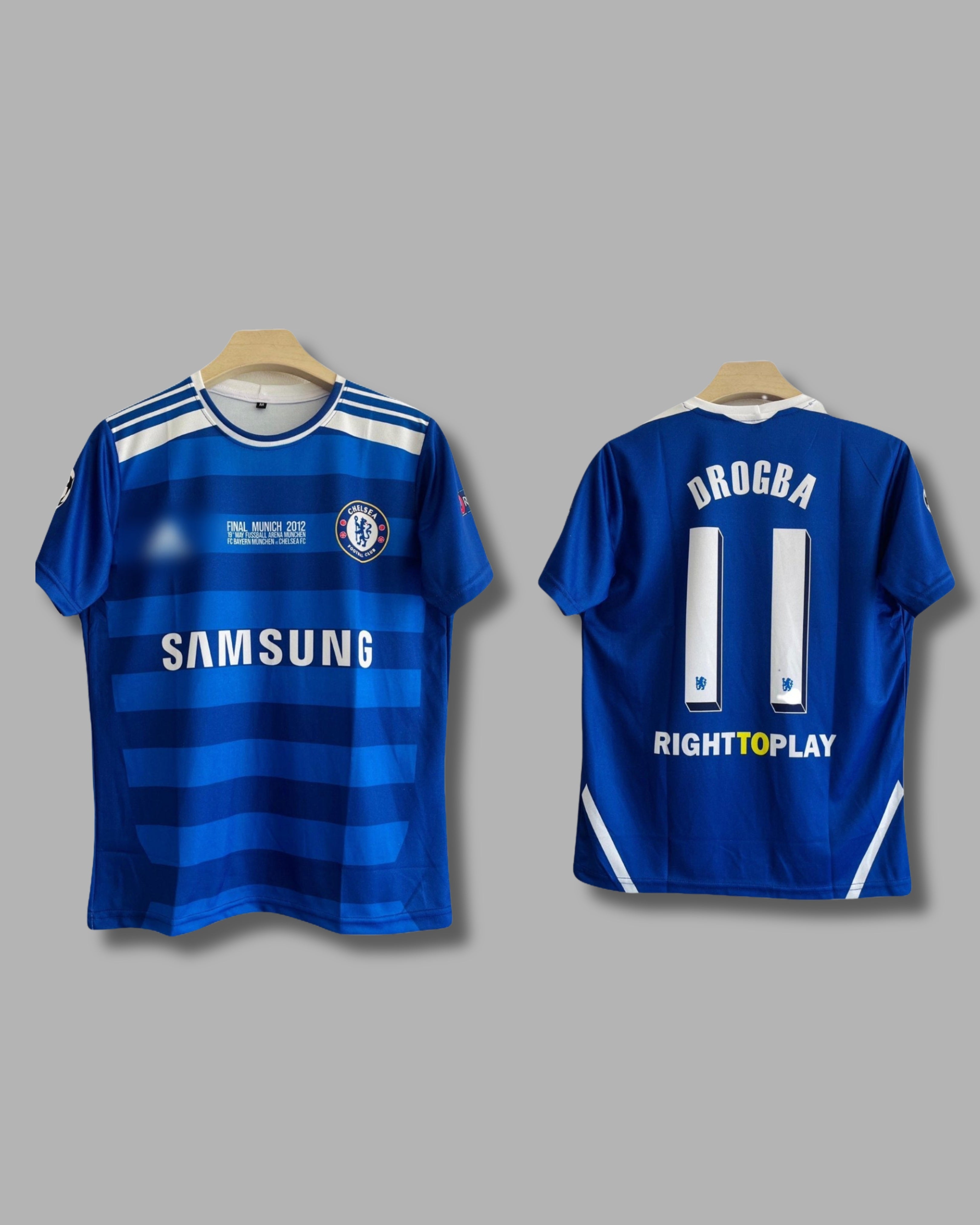 Best Retro jersey Chelsea 2012 Ucl final edition Drogba Chelsea
