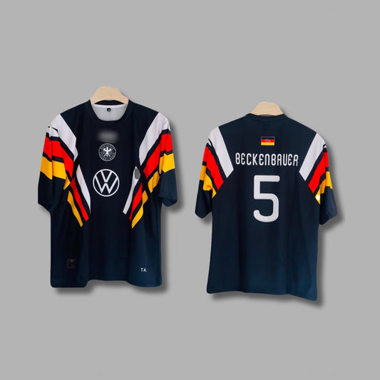 Germany 1996 Away jersey Five sleeve Beckenbauer P2 - Jersey Kada