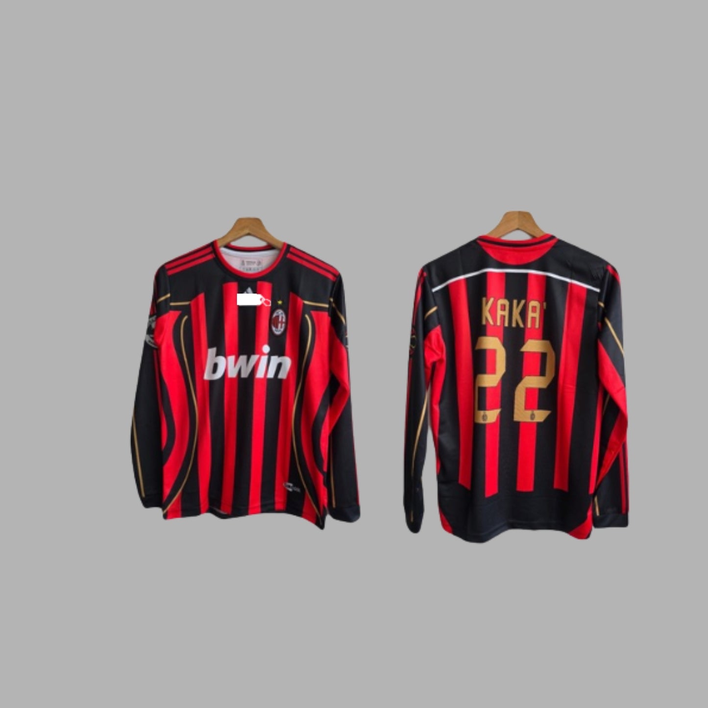 Ac milan 2006/07 home jersey kaka full sleeve P72 - Jersey Kada