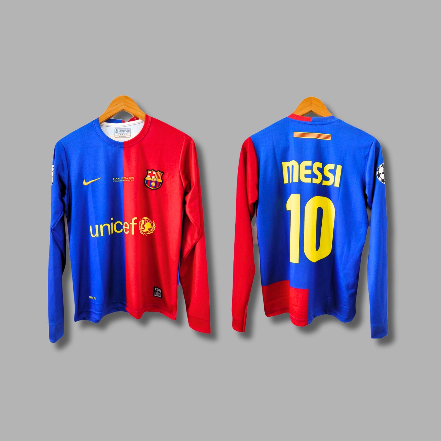 Barcelona 2009 Messi Full Sleeve Embroidery p47 | Jersey Kada