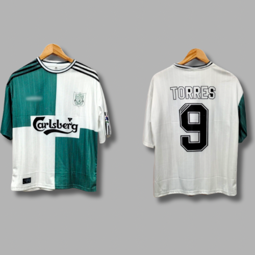 Liverpool 1995-96 Away kit Torres Five Sleeve - P559 - Jersey Kada