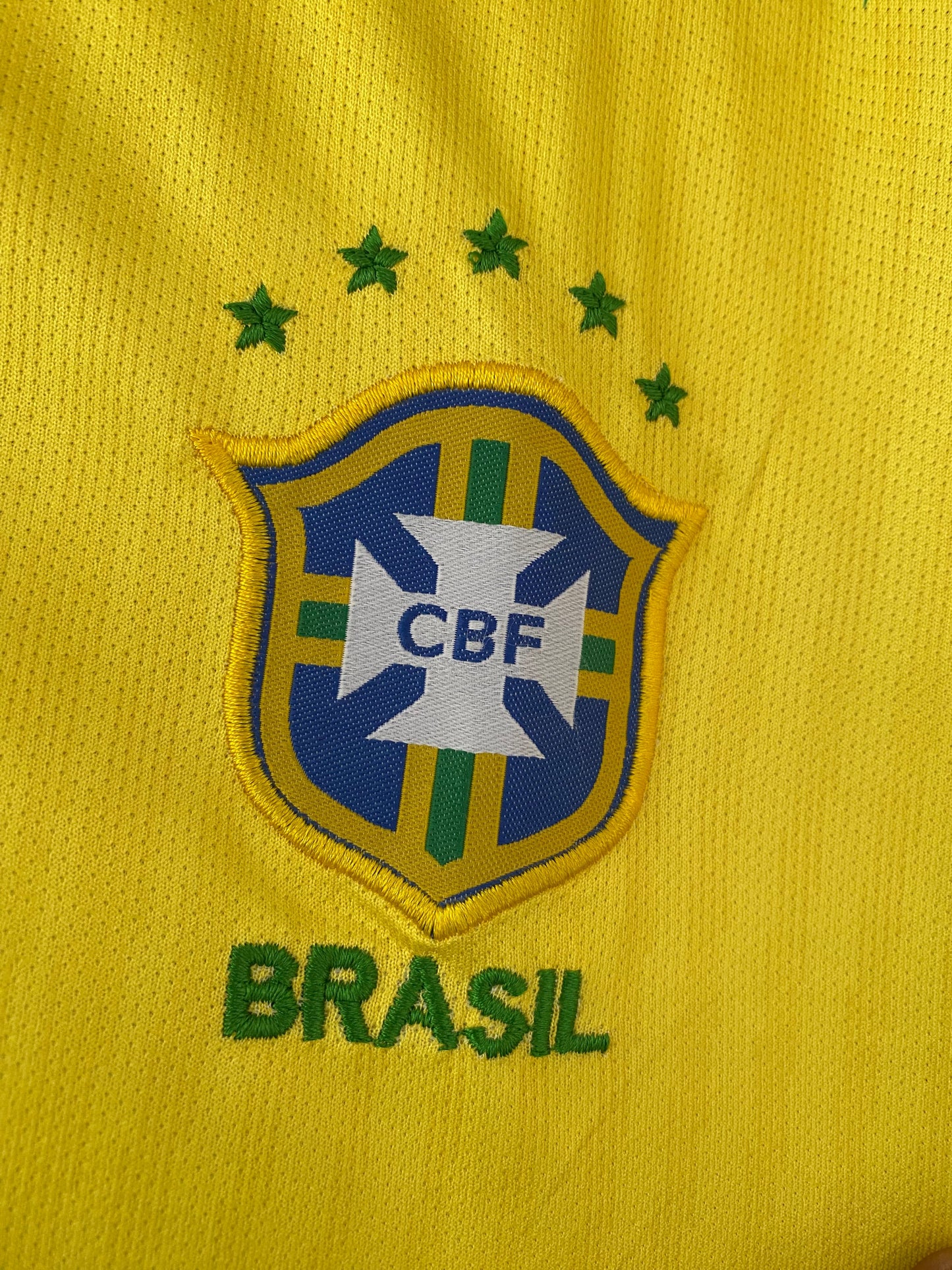 Neymar JR Brazil Home Half Sleeve Embroidery - P2147 | Jersey Kada