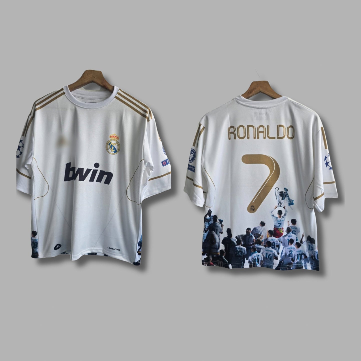 Real madrid 2011-12 Home kit Ronaldo Five sleeve - P478 - Jersey Kada