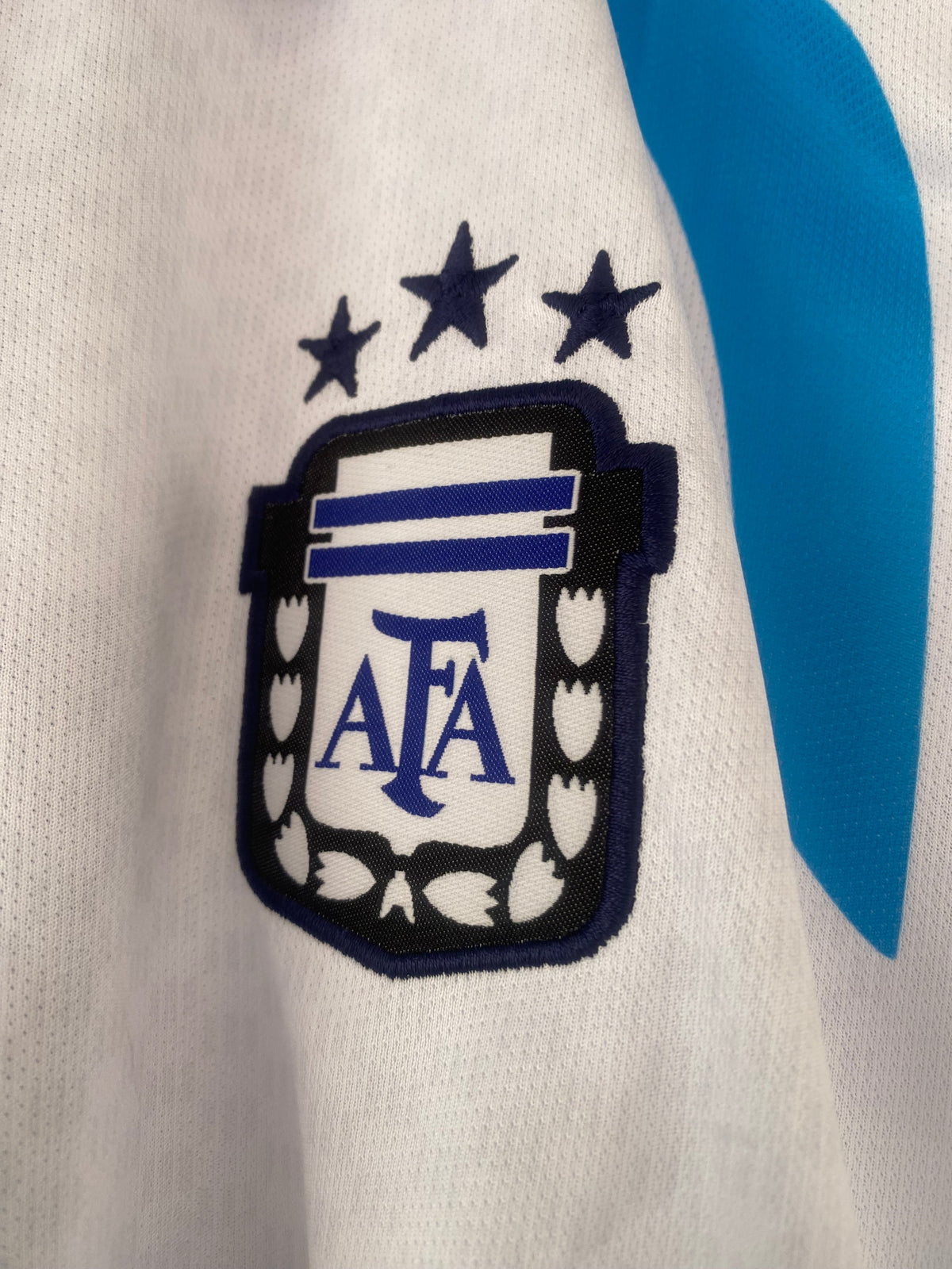 Messi Argentina zip type Five Sleeve collar  embroidery jersey - P2555 | Jersey Kada